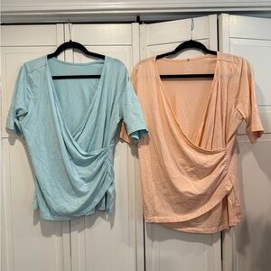 LLBEAN 2 shirt bundle size large GUC